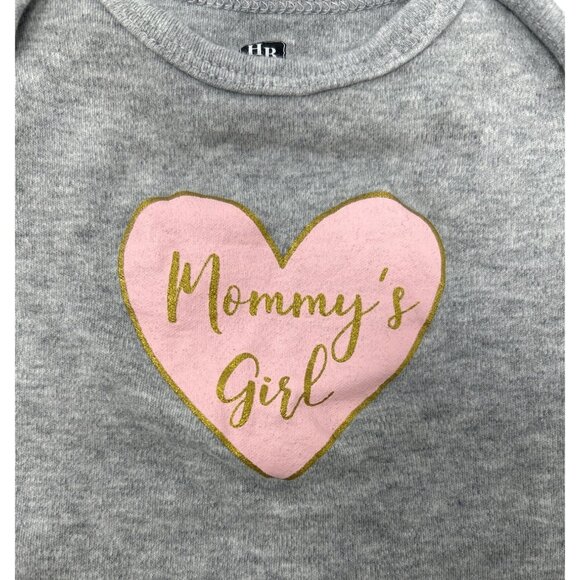 Baby Girl's - 5 Body Suits - Navy‎ Blue, Greys, and White - Size 3-6 M - Picture 8 of 11